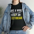 thumbnail image 7 of Save a Wire - Strip An Electrician Shirt - Funny Electrician Gift - ID: 470, 7 of 7