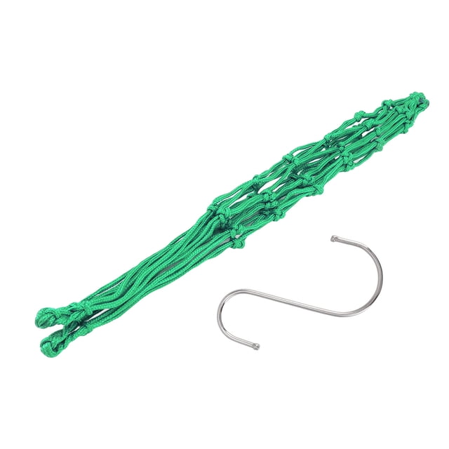 Poultry Feeding Net Bag, Tensile Chicken Vegetable String Bag Large Space Wearable For Geese For Fence Green