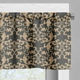 thumbnail image 3 of Ambesonne Antique Oriental Window Valance, Eastern Curvy Art, 54" X 12", Tan and Dark Sepia, 3 of 5