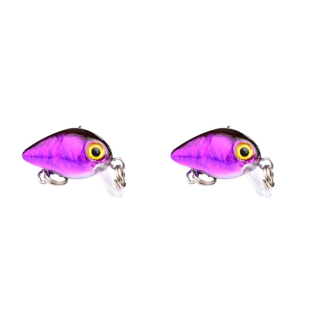 Señuelo de pesca Soidarity 2.6 cm cebo duro Crankbaits para peces pequeños