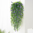 thumbnail image 4 of ievspot Hanging Artificial Flower Vine UV Resistant Plastic Home Wedding Garden Yard Decoration Photo Props, 4 of 8