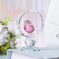 thumbnail image 4 of WYZCTTD Crystal Bird Figurines, Collectible Glass Bird in Hoop Statue Table Centerpiece, Decorative Sparkly Animal Sculpture for Home Office Decor, 4 of 5