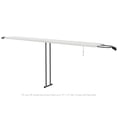 thumbnail image 1 of Ozark Trail 8 Foot Extendable Tailgate Table, White, 92.5 in x 12 in x 39 in (H), Outdoor Tailgate Canopy Side Table with Bottle Opener, Canopy Not Included, 1 of 8