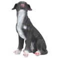 thumbnail image 1 of Estatua de perro resistente al agua, duradera, vívida, encantadora, estilo campestre, atractiva decoración decorativa para el hogar para exteriores, 1 of 8