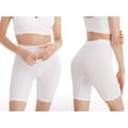 thumbnail image 3 of Leggings For Women Butt Lift Tummy Control Solid Splice Shorts Smooth Slip Under Dresses Sport Short Short Workouts Leisure Pants, 3 of 5