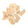 thumbnail image 3 of 10 Formas de Cortadas con para Manualidades de DIY Artesanías en Decoración Hojas Soledad Formas de madera, 3 of 8