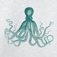 thumbnail image 3 of CafePress - Dark Teal Octopus Long Sleeve T Shirt - Unisex Cotton Long Sleeve T-Shirt, 3 of 4