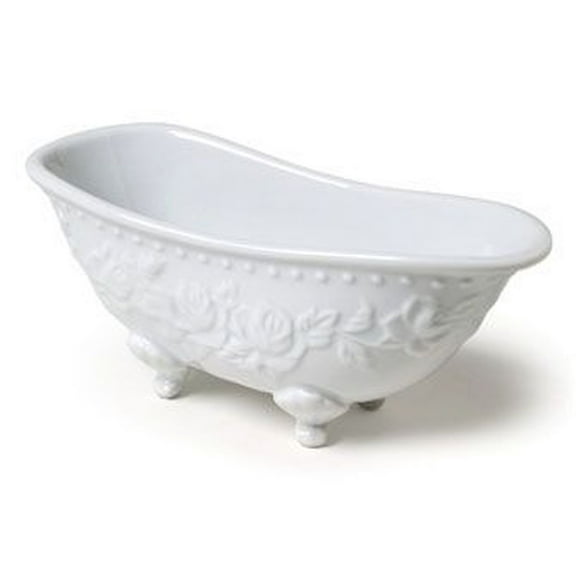 Set of 4 Embossed Bathtub Soap Dish