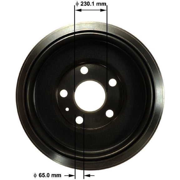 Brake Drum Fits select: 2012-2013 VOLKSWAGEN JETTA