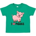 thumbnail image 3 of Inktastic I Love Piggies Cute Pig Boys or Girls Toddler T-Shirt, 3 of 5
