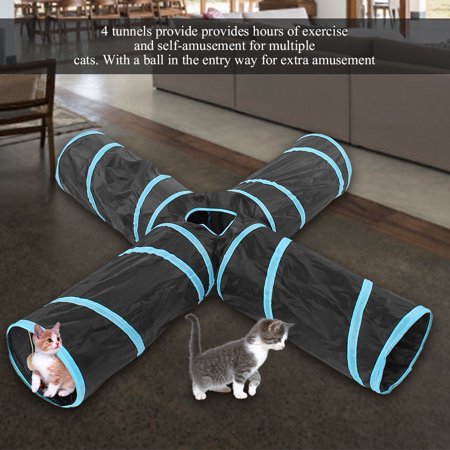 Domqga Tunnel De Chat Jouet De Tunnel Pliable Jouet De Formation Interactif Pour Animaux De Compagnie Interieur Et Exterieur Pliable Pour Chat 4 Voies Bleu Walmart Canada Domqga Tunnel De Chat Jouet De Tunnel Pliable Jouet De Formation Interactif Pour Animaux De Compagnie Interieur Et Exterieur Pliable Pour Chat 4 Voies Bleu Walmart Canada