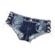 thumbnail image 4 of Hot Pants Blue 1Pcs Low Waist Sexy Denim Jeans for Wearing Comfort, 4 of 4