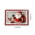 thumbnail image 3 of Christmas Rug Mat | Holiday Decor for Living Room Bedroom Kitchen Bathroom Entryway | Festive Floor Mat 40x60cm Soft Polyester Washable, 3 of 6