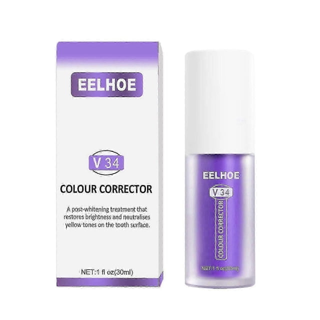 V34 Whitening Toothpaste With Color Correction Tech
