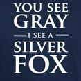 thumbnail image 3 of CafePress - You See Gray, I See A Silver Fox T Shirt - Men's Classic Graphic Cotton T-Shirt, 3 of 4