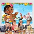 thumbnail image 4 of Marine Cartoon Birthday Party Decorations, Moanas Supplies Party Backdrop Decor Banner, Boy Girls Photography Backdrop (5x3ft), 4 of 4