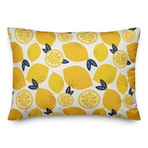 Creative Products Lemon Print 14x20 Indoor / Outdoor Pillow