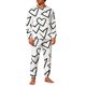thumbnail image 3 of TaTaai Cozy Couple Matching Pajama Set, Christmas Valentine's Day Matching Loungewear, Long-Sleeve Round Neck Double Pocket Set Gift, 3 of 8