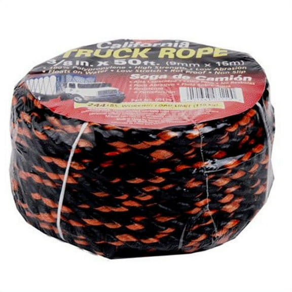 07110 Ca Truck Rope 50' Roll X 3/8"