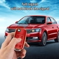thumbnail image 5 of Key Fob Cover Compatible with Volkswagen Beetle GTI Jetta Passat Tiguan Keychain Case Holder Protector,Red, 5 of 7