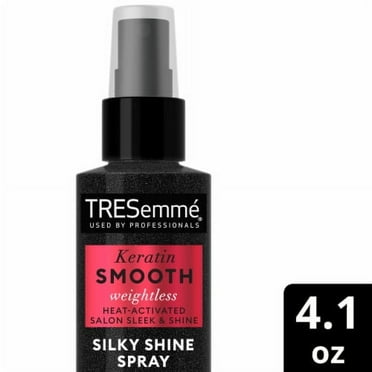 TRESemmé Silky Shine Spray Keratin Smooth for Heat Activated Sleek & Shine, Weightless 4.1 oz