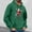 Green#06, variant on Kctiaxy Black Christmas Sweatshirt for Men Long Sleeve Crew Neck Hoodies Santa Claus Print Pullover Drawstring Hooded Sweater Jcaket with Pockets Fall Winter Fashion