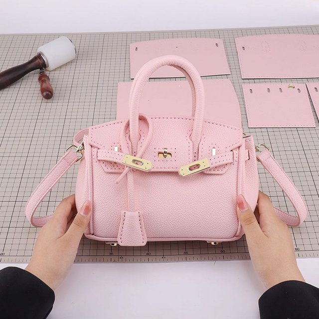 Bolso de mano con patrón de lichi de textura de alta calidad para mujer, bolso de mano de moda hecho a mano, bolso bandolera de platino