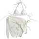 thumbnail image 1 of Trajes de Baño de Bikini de Mujer de Moda Sexy Sólido E Impreso Conjunto de Trajes de Baño Divididos, Correas Anchas Ajustables, 1 of 9