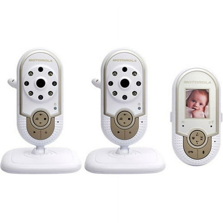 Motorola - Digital 1.8" LCD Wireless Baby Monitor with Extra Camera