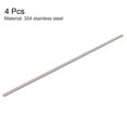 thumbnail image 2 of Unique Bargains M4 x 200mm 304 Stainless Steel Fully Threaded Rod Right Hand Threads 4 Pack, 2 of 4
