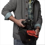 Case Logic Carrying Case (Holster) Camera, Accessories, Battery, Cable, Lens Cap, Memory Card, Cloth - Black