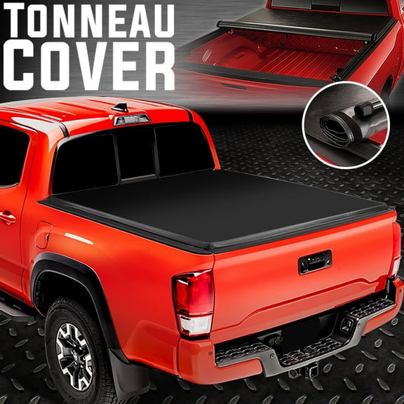 Nuvision for 05-15 Toyota Tacoma Fleetside 5Ft Bed Soft Vinyl Roll-Up Tonneau Cover