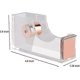 thumbnail image 4 of Office Tape Dispenser,Transparent Acrylic Tape Dispenser-Rose Gold 12*6.5*3.5cm, 4 of 5