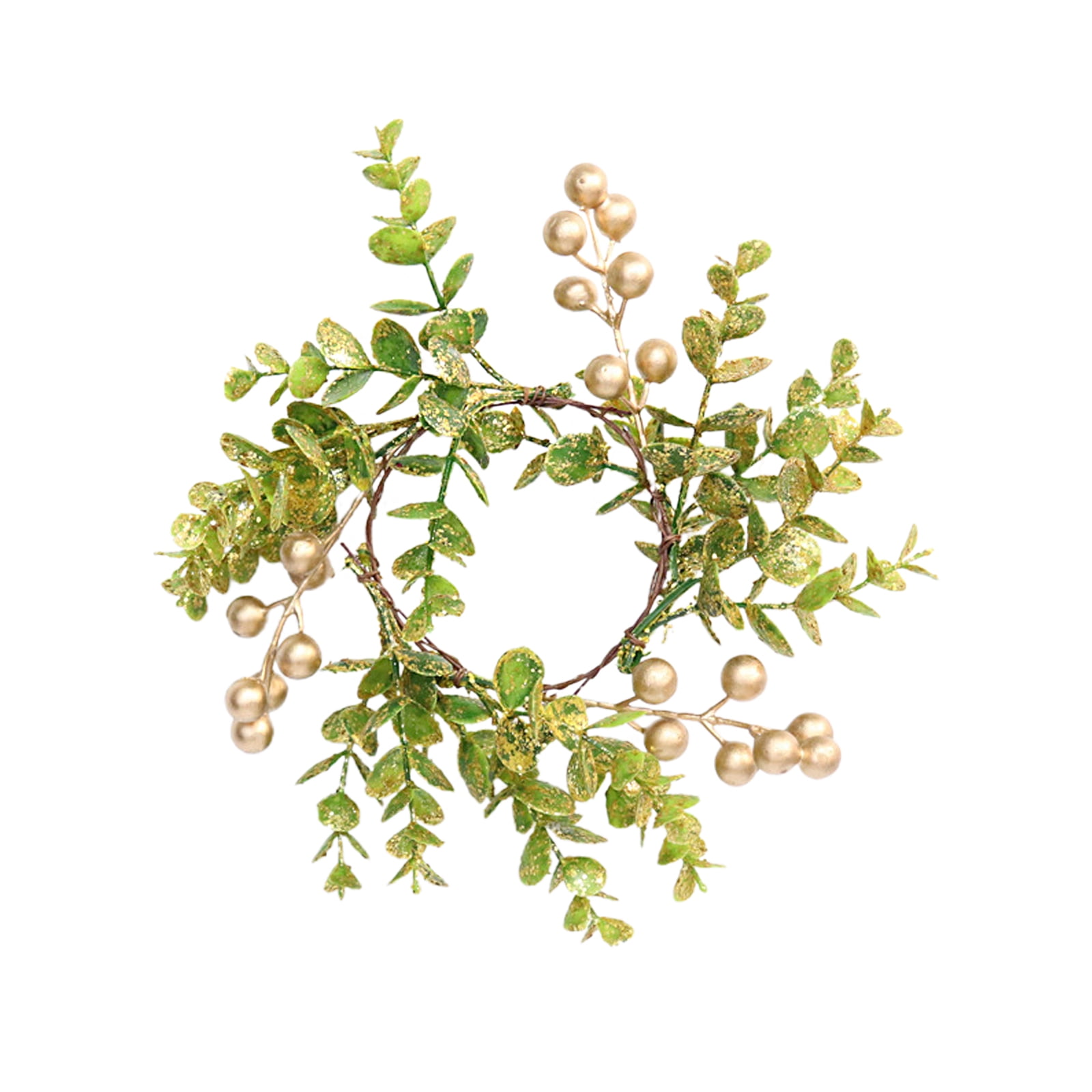 Christmas Branches Flower The Golden Fruit Cluster Simulates Eucalyptus