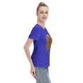 thumbnail image 5 of Venezuela National Football Team Hauts T-Shirts pour Femmes Chemise Basique Tendance Manches T-Shirt, 5 of 5