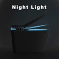 thumbnail image 6 of WinZo Modern Smart Toilet Built-in Bidet Seat, Auto Open, 1.28 GPF Powerful Flush, Foot Sensor, Instant Warm Air Dryer, Night Light LED Display, White with Black Screen, 6 of 6