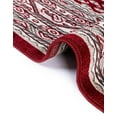 thumbnail image 7 of Unique Loom Williamsburg Collection Area Rug - Allover (5' 1" x 8' Rectangle Red/Ivory), 7 of 7