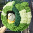 thumbnail image 6 of Parrot Hanging Hammock Bed, Bird Cage Nest Hut Sleeping Bed, Bird House, for Cockatoos Cockatiels Bunny Budgies Small Animals Green, 6 of 9