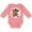 Mauve, variant on Inktastic Monkey Girl Girls Long Sleeve Baby Bodysuit