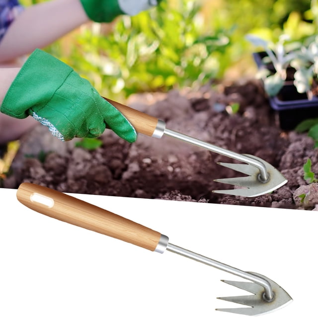 mtvxesu Weeding Tool Connected Weeding Tool Stainless Steel Ditch Weeding Tool Gardening Weeding Rake Loosening Vegetables up to 50% Off
