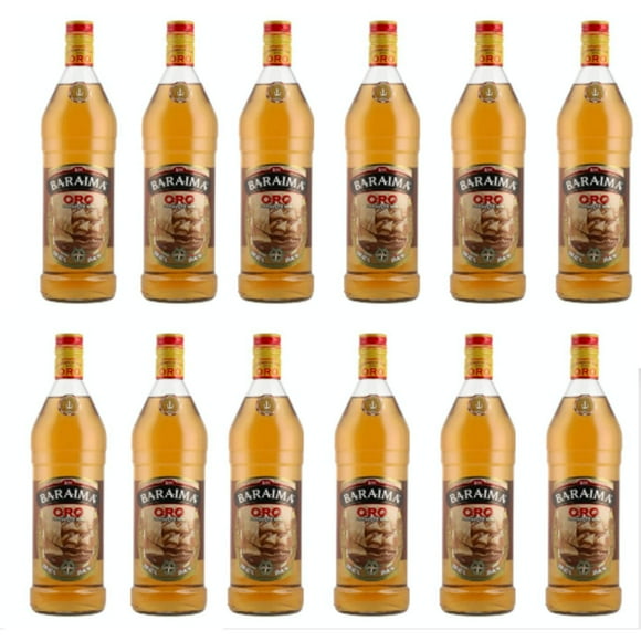 Pack de 12 Ron Baraima Oro 1L