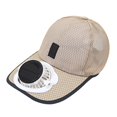 thumbnail image 2 of Sombrero con ventilador solar, ideal para golf, playa, camping, compras y pesca. Caqui, 2 of 9