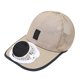 thumbnail image 2 of Gorra con ventilador solar, protección solar, gorra béisbol para senderismo y pesca al libre. Caqui, 2 of 8