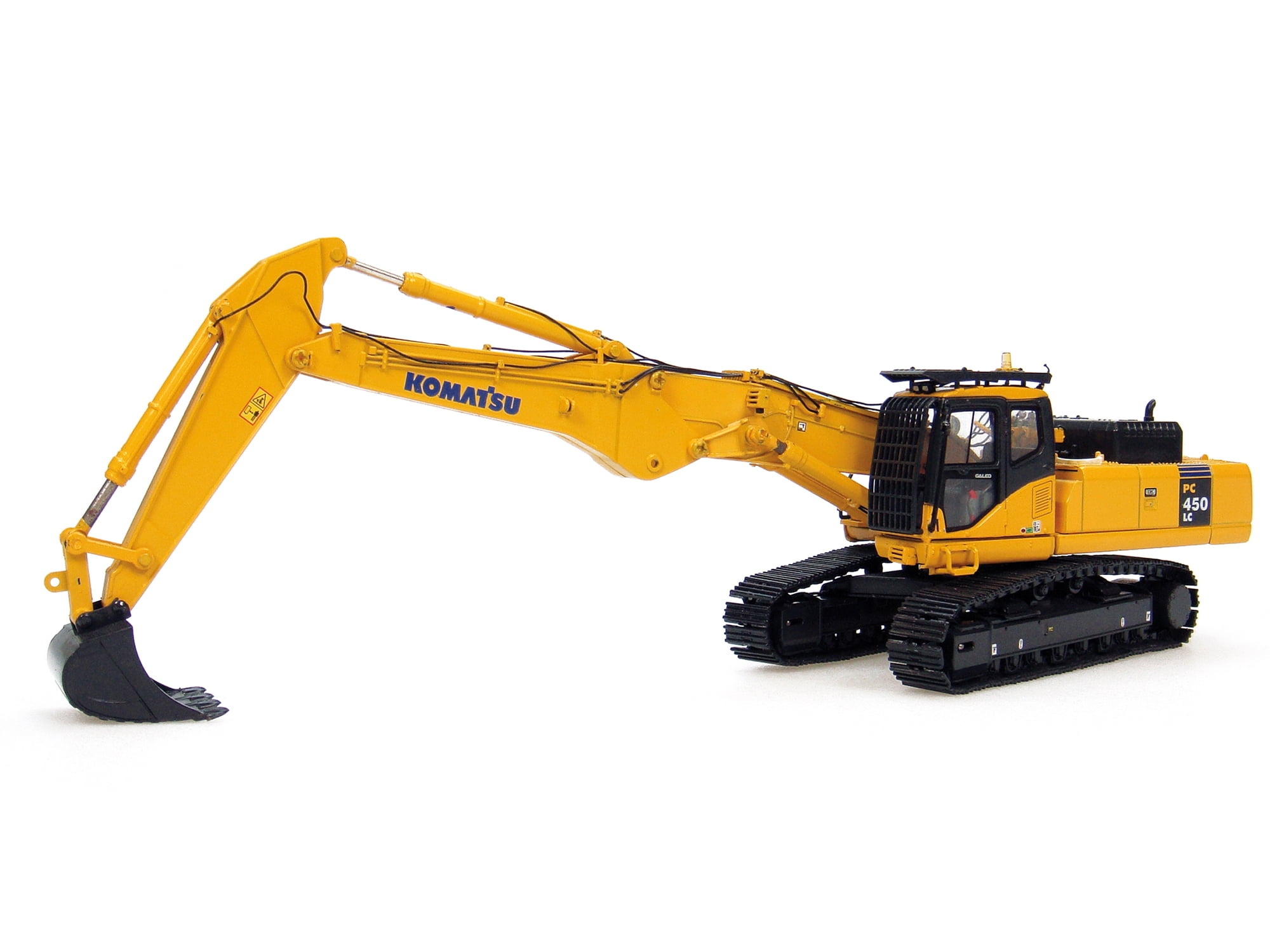Komatsu PC450LC Excavator Short Boom with Bucket Yellow 1/50