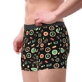 thumbnail image 2 of Yiaed Vector Retro Music Print Men's Soft Cotton Boxer Shorts Breathable Boxers Underwear Moisture-Wicking Underwear Stretch Boxer Briefs for Man-Large, 2 of 5