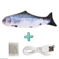thumbnail image 1 of Paquete de juguetes para peces con hierba gatera, juguetes interactivos para masticar gatos de peluche suave, juguetes de peces simulados para gatos de interior, gatitos y cachorros, juguete eléctric JAMW Sencillez, 1 of 5