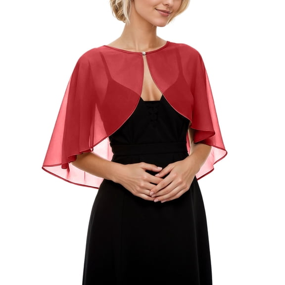 Elegant Long Layer Bridal Chiffon Wrap Scarf Shawl Cover Up For Evening Party Formal Events And Sun