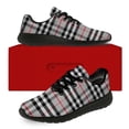 thumbnail image 3 of Uminder Womens Tennis Shoes Buffalo&nbsp;Plaid Sneakers,Wide Width Available, 3 of 5