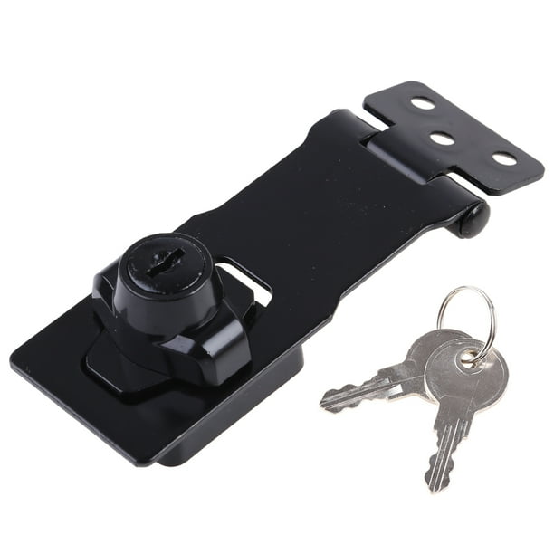 90 Degrees Keyed Hasp Lock Right Angle Padlock Hasp Zinc Alloy Safety Door Locks