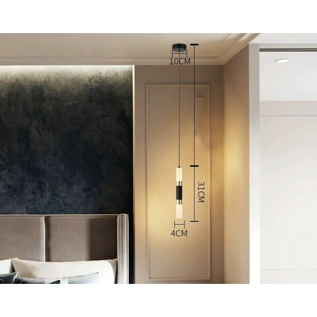 

Toyella Nordic Button Glass Ball Bubble Living Room Chandelier Henan 3 Guest Dining Room Square Lamp Warm light D type single pack 220V US